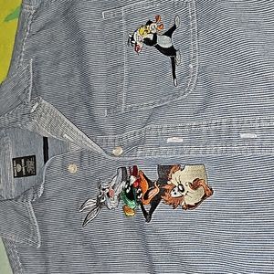 Warner brothers heavy Denim long sleeved shirt